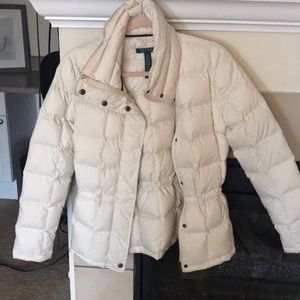 Ralph Lauren cream alternative down jacket!